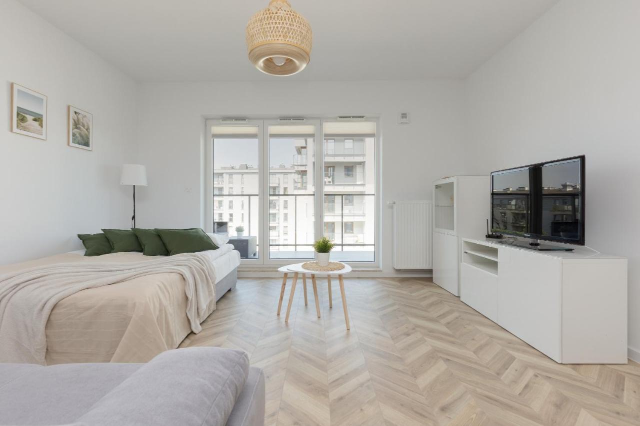 Ursus Sunny Studio For 4 Guests With Parking & Balcony By Noclegi Renters Varsó Kültér fotó